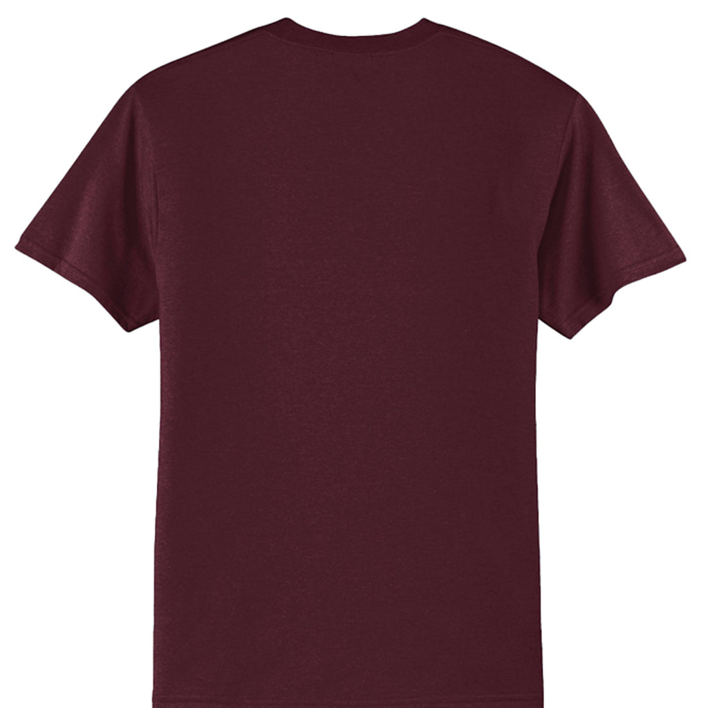 Athletic Maroon - PC55T - BACK