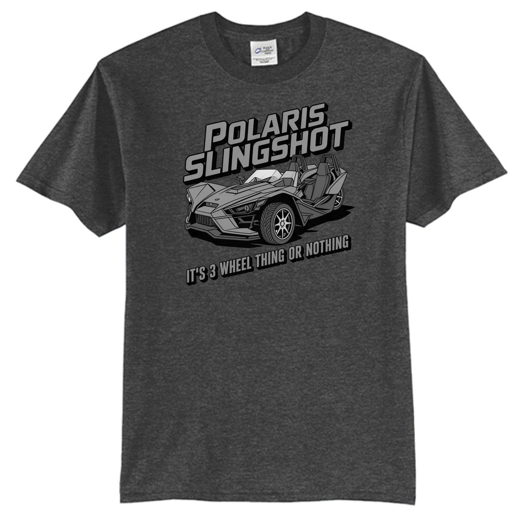Dark Heather Grey - PC55T - FRONT