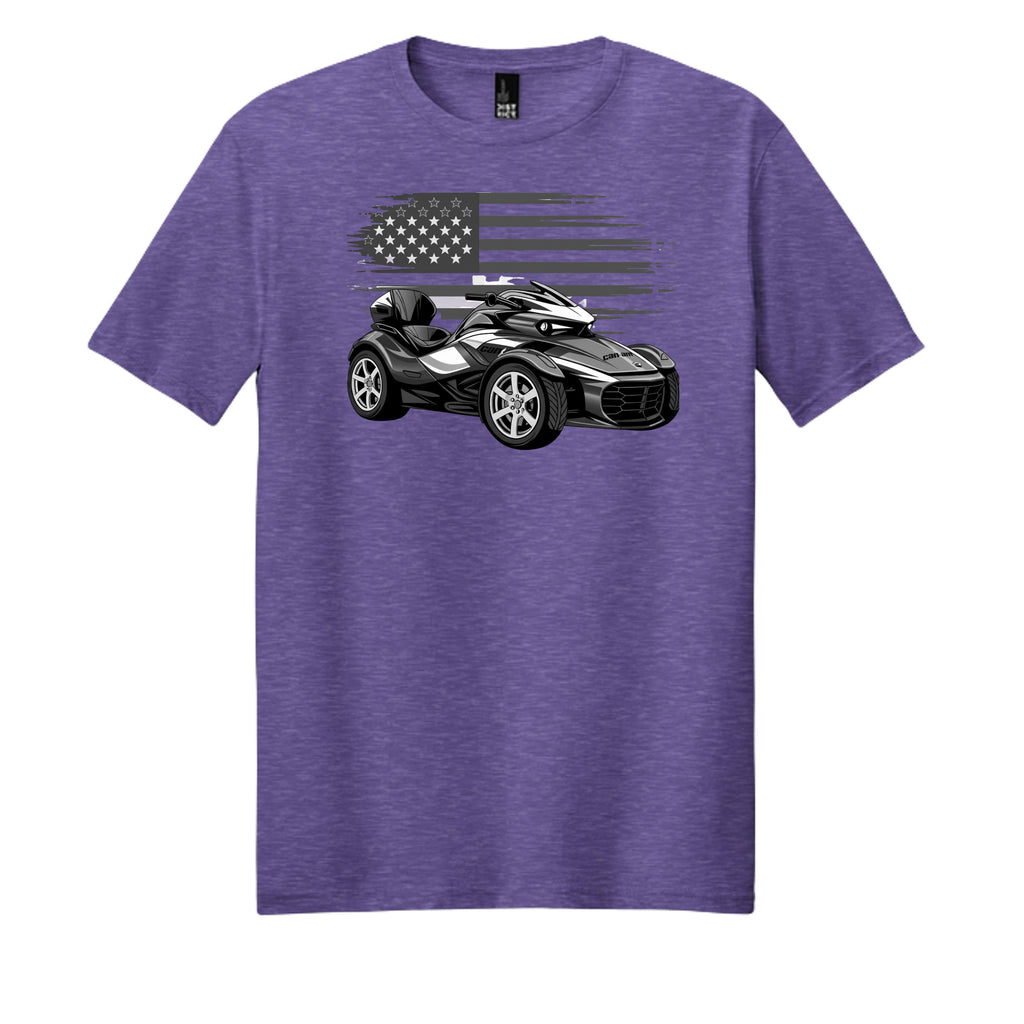 Electric Purple Heather - DM108 - FRONT