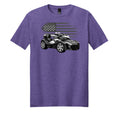 Electric Purple Heather - DM108 - FRONT