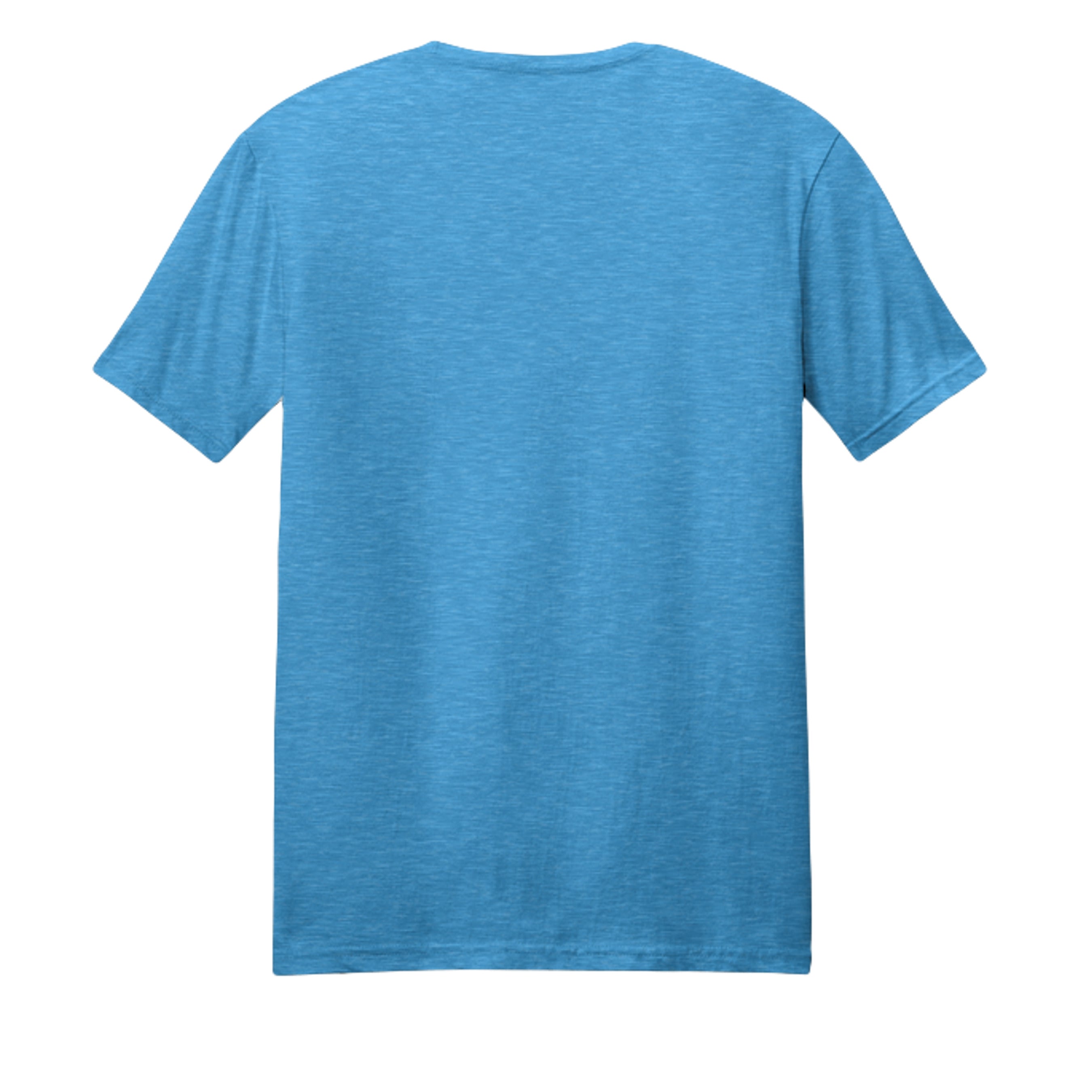 Heathered Bright Turquoise - DM108 - BACK