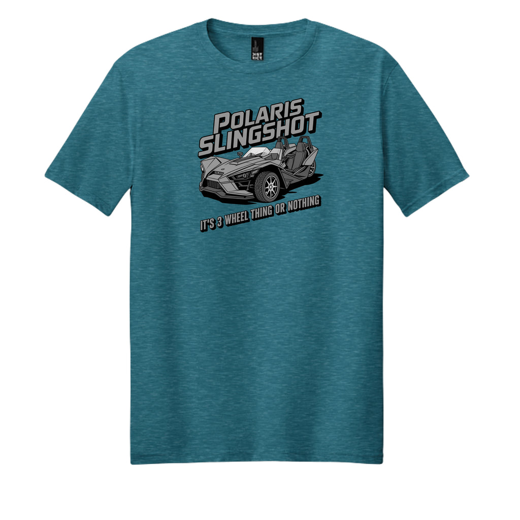 Heathered Teal - DM108 - FRONT